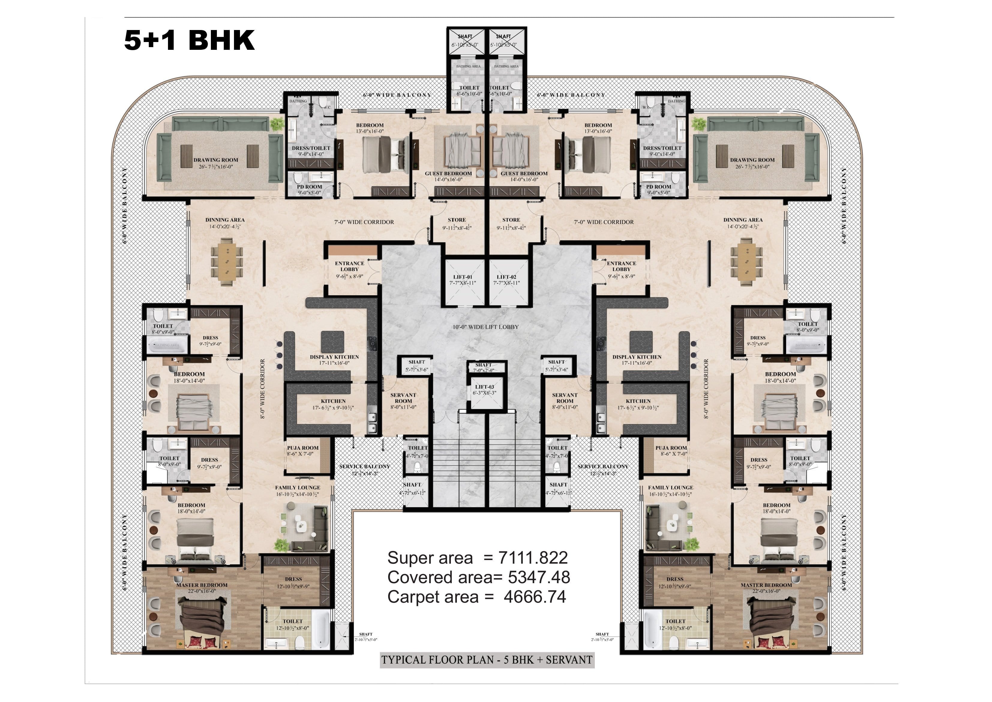Marbella Grand Mohali  floor plan layout